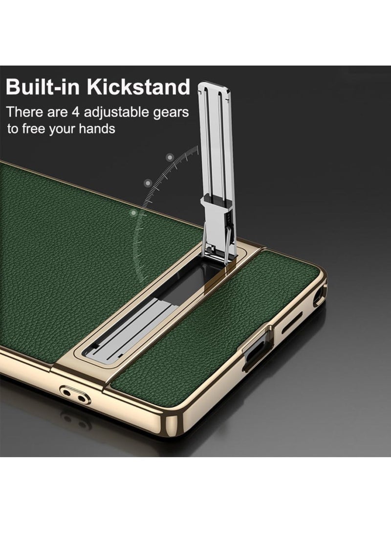 Adando for S26 Ultra Case,Galaxy S26 Ultra Case with Built-in Kickstand Shockproof Mil-Grade Drop Protection Rugged Hard Thin Lightweight Adjustable Stand Cases for S26 Ultra Phone (Green) - Image 5